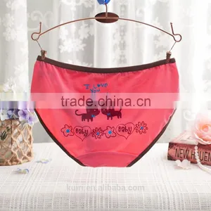 Summer Low Waist Teen Girls Cotton Brief Cute Cats Underwear thumbnail-3