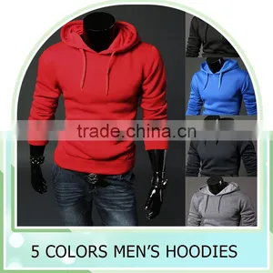 2015 New Version of the Influx of Male Simple Fashion Casual Sports Hedging Men's Clothing Hoodies Sweatshirts thumbnail-1