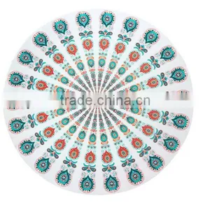 Microfiber Sport Bath Towels Round Beach Towel Women Baby 147*147 thumbnail-1