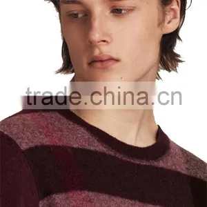 China Wholesale Breathable T-shirt 100 Cotton Sweatshirts Stripe Mens Sweatshirt thumbnail-4