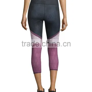 Hot Sale 2017 Custom Dry Fit Yoga Leggings Wholesale New Mix Compression Pants Women Fitness Leggings thumbnail-2
