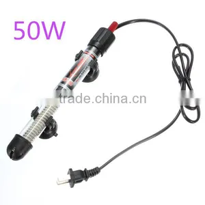 New 50W Aquariums Accessories Durable Submersible Heater Heating Rod for Aquarium Glass Fish Tank Temperature Adjustable thumbnail-1