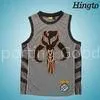 Heat Transfer Camouflage College Basketball Apparel Athletic Wear for Boys thumbnail-1