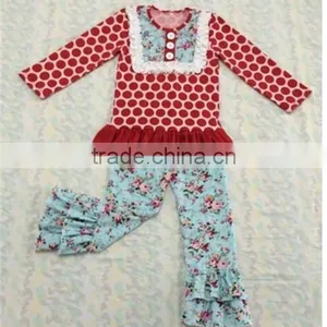 2017Lovely Comfortable Ventilation Fold Princess Lace Skirt Suit Girl Striped T-shirt Unique Kids Frock Designs Pictures thumbnail-6