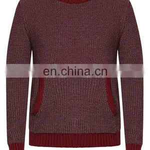 Fashion Shrug Wool Knit Sweater Christmas Winter Full Sleeve Pullover Sweaters for Men thumbnail-6