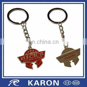 Square Shape Stainless Steel Blank Keychain thumbnail-5
