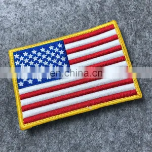 Custom Embroidered Country Flag Patch, High Quality USA Flag Patches thumbnail-1