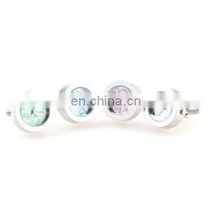 Stainless Steel Colorful Round Watch Cufflink Cufflink Mens SteamPunk Style Mechanism Movement Watch Cufflinks thumbnail-1