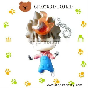 1.2 Inch PVC Cartoon Figurine Backpack Decorations thumbnail-1