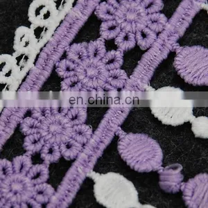 New Fancy Embroidery Polyester Lace Trim Lollipop Lace Fringe Trim for Garment thumbnail-2