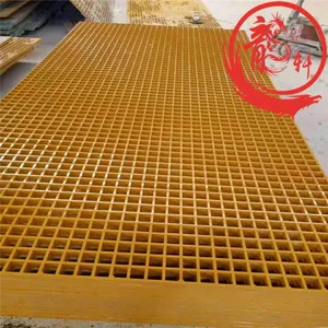Frp Molded Grating For Trench Cover Grp Mesh Flooring thumbnail-1