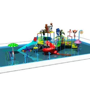 Children's Pool Water Play Equipment for Kids Small Aqua Park Kids Pool Design thumbnail-2