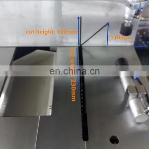 Window Door Aluminum and UPVC Profile Single Mitre Saw Cutting Machine thumbnail-4