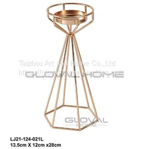 Gold Frame Candlestick thumbnail-1