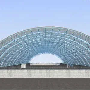 Roofing Space Frame Structures Light Weight Industrial Steel Canopy thumbnail-3