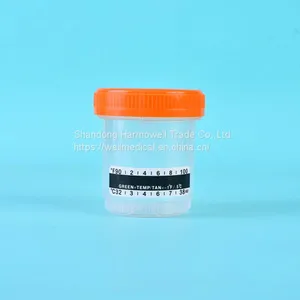 Medical Disposable Urine Specimen Container With Temperature Strip thumbnail-2