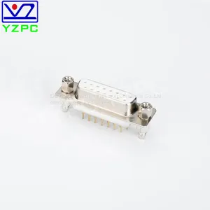 D-SUB DP 15Pin Connector Female Two Row Welded Plate Riveting Harpoon 6.0 The Lock10.0 Screw thumbnail-5