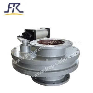 Pneumatic Ceramic Rotary Gate Valve With Adapter Bonnet thumbnail-4