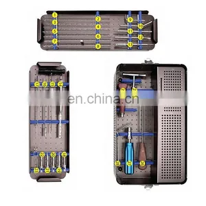 China Manufacture Bone Surgery Instruments Small Fragment Locking Plates Instruments Set Orthopedic Surgical Implants thumbnail-1