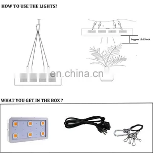 Professional X6 COB 1800W LED Sunshine Full Spectrum Grow Light for Greenhouse thumbnail-4