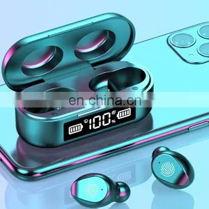 Hot Style F9-6 Bluetooth Headset 5.0 Mini Touch Digital Display Battery Display Sport Headset TWS Headset thumbnail-4