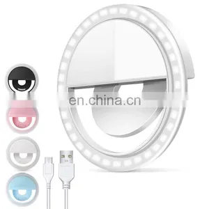 Tik Tok Portable 36LED Mini Selfie Recargable Anillos de Luz Led Para Celular thumbnail-2