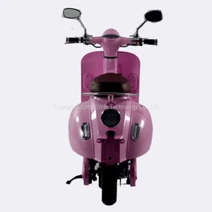 Classic EV2000W Vespa Style Electric Moped Scooter Retro Model thumbnail-5
