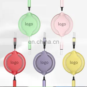 3 In 1 Usb Cable Micro Usb Fast Charging Nylon 1M 2A 2020 New Product Cable Original Factory Wholesale Data Line Cable thumbnail-2