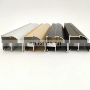 Door and Window Frame Kitchen Cabinet Extrusion Aluminum Frame Profile for Kitchen Cabinet Profile thumbnail-4
