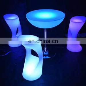 Rechargeable Rgb Colors Glow Bar Furniture Illuminated Led Fancy Chairs for Ktv Nightclub thumbnail-4