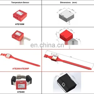 Waterproof ATE200P Passive Wireless Temperature Sensor Belt Type Powered by Battery thumbnail-5