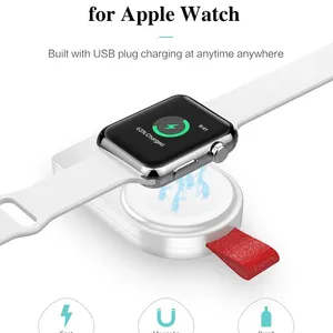 Portable Wireless Charger for IWatch 6 SE 5 4 Charging Stand Apple Watch Series USB Charger thumbnail-1