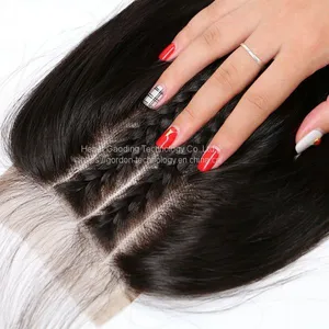 100% Remy Hair Human Hair Closure With Factory Price thumbnail-1