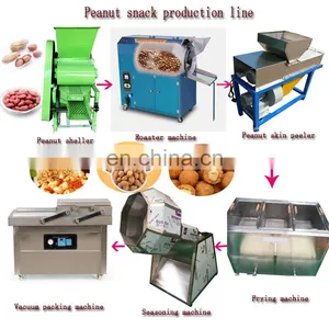 Automatic Peanut Frying Product Line Frying Machine Fried Peanut Production Line thumbnail-1