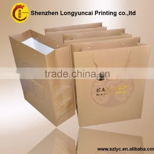 Shenzhen Factory Customized Gold Foil Jewelry Paper Bag Printing thumbnail-1
