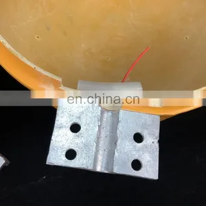 Manufacturer FRP Aircraft Obstruction Warning Ball Fiberglass Cable Warning Sphere Aerial Marker Balls for Power Lines thumbnail-4