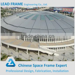 High Quality Prefab Steel Space Frame Soccer Stadium thumbnail-2