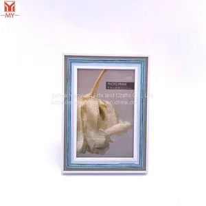 Wholesale PS Plastic Photo Frame Slotted Sky-blue Little Scale Design Photo Frame Environmental Photo Frames for Walls or Table thumbnail-5