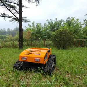 Radio Controlled Lawn Mower for Sale, China Remote Controlled Lawn Mower Price, Remote Control Slope Mower With Tracks for Sale thumbnail-4