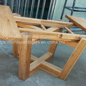 Solid Elmwood Round Dining Table,extendable thumbnail-3