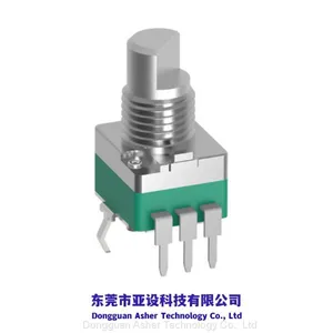 9mm Vertical Metal Shaft Rotary Potentiometer Knob, B103a, Shaft Length 12mm, Used in Audio thumbnail-1
