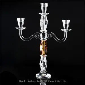 Hot Selling Wedding Candle Holder Ornament Crystal Headed Candle Holder Candle Stand thumbnail-3