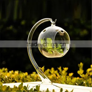 2015 Hot Sale Teardrop-shaped Giant Hanging Glass Vases With Holes thumbnail-4