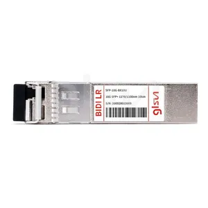 SFP-10G-BX10U Cisco Compatible, 10GBASE-BX10-U BiDi SFP+ 1270nm-TX/1330nm-RX 10km DOM LC SMF Fiber Optical Transceiver Module thumbnail-1