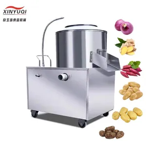 Automatic Potato Peeler Machine; Small Commercial Potato Skin Remover; Ginger Peeler and Washer; Sweet Potato Skin Remover; Olive Pe thumbnail-1