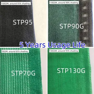 65% Shading Green Shade Net Roll 2*50m 4*50m 6*50m 8*50m Woven Shade Fabric for Plants Garden Ready to Ship thumbnail-3