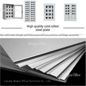 Space-saving Slim Phone Storage Locker for London Shopping Mall Public Area, Secure Charging Station With Acrylic View Window,Long Lifespan thumbnail-3