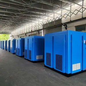 Two-stage Permanent Magnet Variable-frequency Screw Air Compressor, Low Rotational Speed and High Gas Output Capacity thumbnail-3