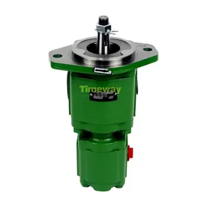 Hydraulic Pump RE263420 RE279132 Double Gear Pump for John Deere Tractor 6100D 6110D 6115D 6125D 6130D 6140D 6110B Gear Oil Pump thumbnail-1