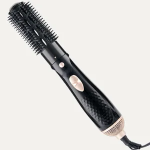 Multi Functional Hot Air Comb/electric Hair Dryer Comb/dual-purpose Curling Iron for Curling and Straightening Hair（Wechat:13510231336） thumbnail-1